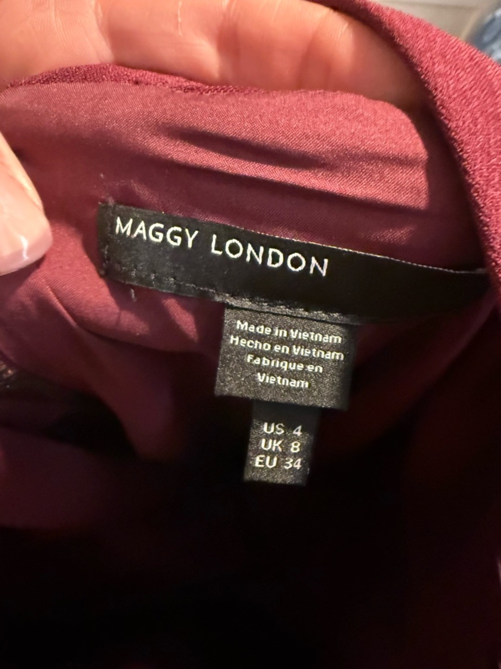 Maggy London Mulberry Blouse